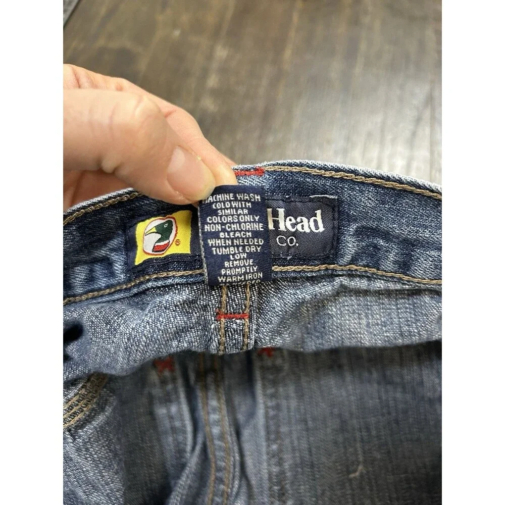 Duck Head Kids Blue Denim Cargo Shorts Size 14, 28W 10